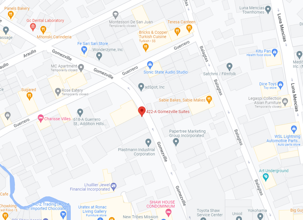 Unit 6P Gomezville Suites, 422A Gomezville St., Bgy Additional Hills, Mandaluyong City, 1552 Manila, Phillipines